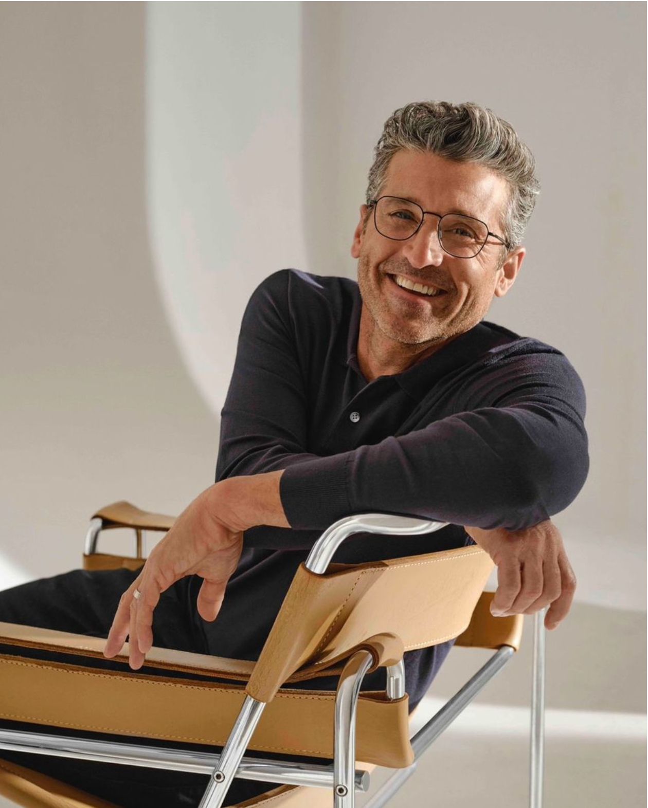 Man smiling