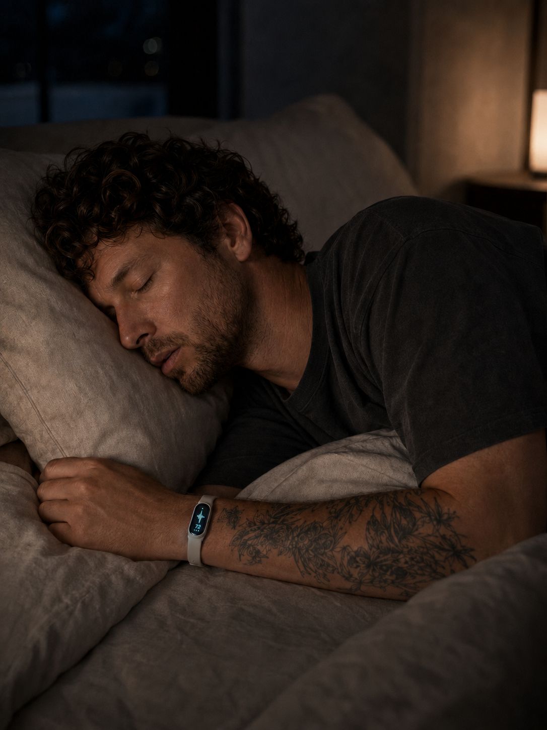 Asleep with the device recording